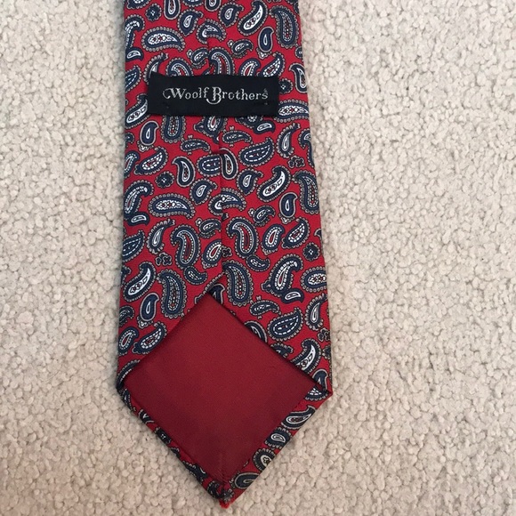 Paisley Woolf Brothers Tie - Picture 2 of 2